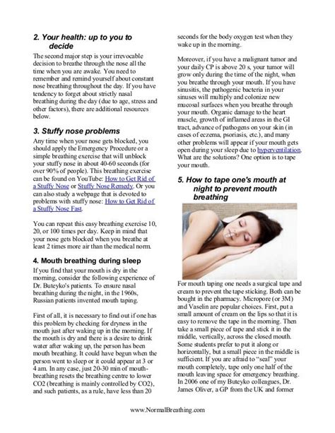 How To Prevent Mouth Breathing: Mouth Breathing Treatment Guide