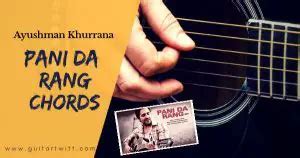 PANI DA RANG CHORDS AND STRUMMING Guitar, Ukulele - Ayushmann Khurrana