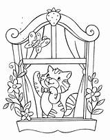 Window coloring pages To Download And Print For Free sketch template