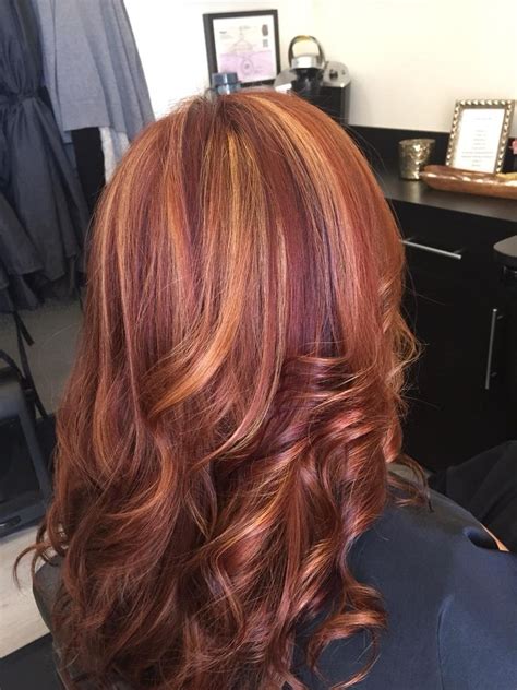 Rote Haare Farbe Ideen Mit Blonde Highlight Badass Rote Haare Farben ...