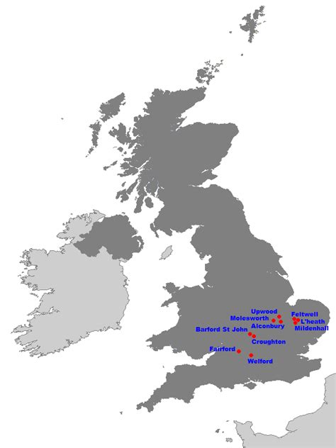 Map of USAF bases in the United Kingdom [600x800] : r/MapPorn