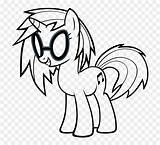 Vinyl Scratch Coloring Pages 2 By Craig  Dj Pon 3 Page HD sketch template