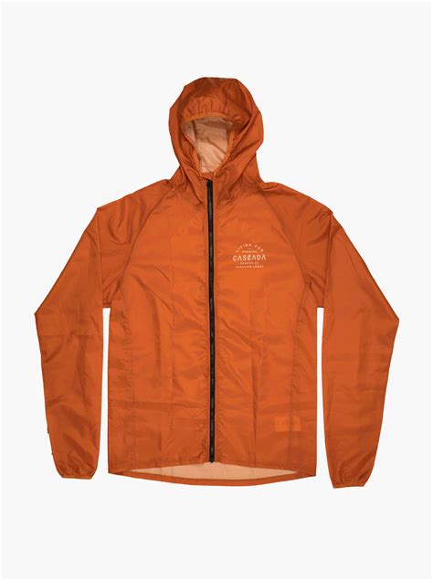 Transit Windbreaker Hoodie - Burnt Orange – Cascada