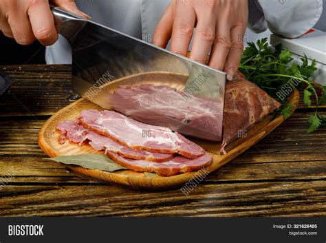 Cook Ham Slices On Image & Photo (Free Trial) | Bigstock