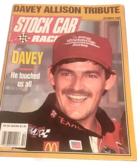 STOCK CAR RACING Magazine Davey Allison Tribute October 1993 $5.00 - PicClick