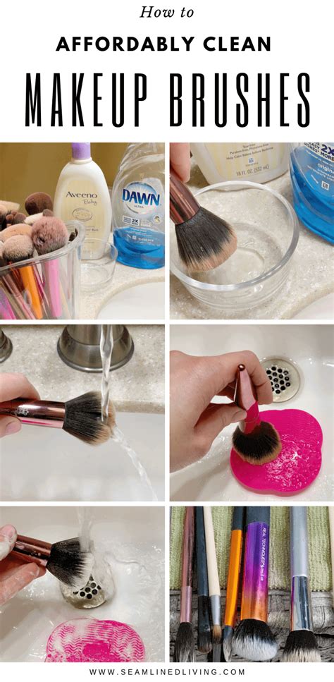How to Affordably Clean Your Makeup Brushes - Seamlined Living