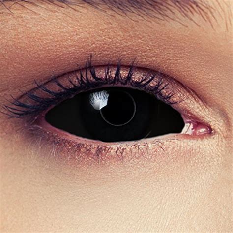 Buy 'Black Sclera Contact Lenses For Halloween 22 mm Zombie Contact ...