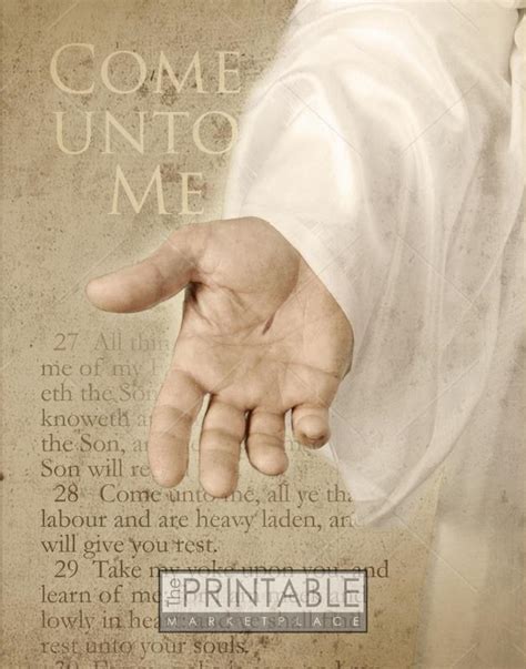 Come Unto Me - Large Print