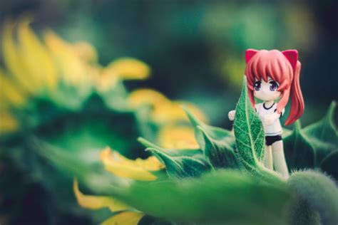 Free Images : nature, girl, flower, model, pink, toy, red hair, doll, figurine, toys, mini ...