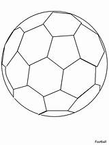 Soccer Ball Coloring sketch template