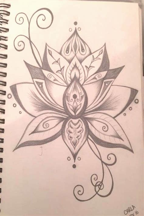 55 Super Ideas For Tattoo Lotus Flower Mandala Tat | Lotus flower drawing, Tattoos, Mandala ...