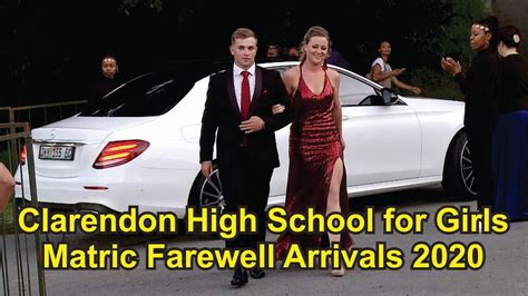 Clarendon High School for Girls Matric Farewell Arrivals 2020 - YouTube