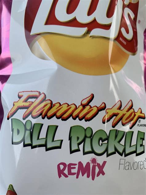 LAY'S® FLAMIN' HOT® Dill Pickle Remix Flavored Potato Chips are so ...