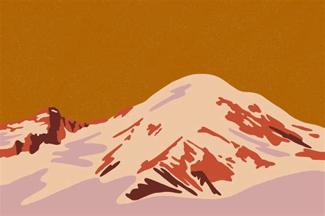 Mount Rainier at Sunrise Wallpaper - Happywall
