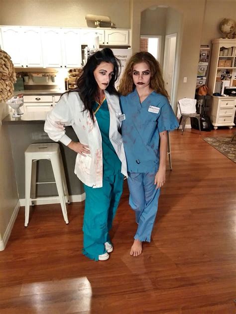 Zombie Doctors / Halloween / makeup / costume ideas | Doctor halloween costume, Nurse halloween ...