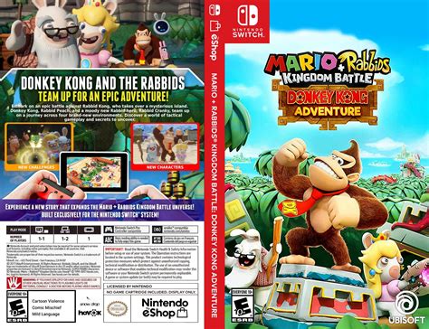 Mario + Rabbids Kingdom Battle: Donkey Kong Adventure (eShop DLC) : r/NintendoSwitchBoxArt