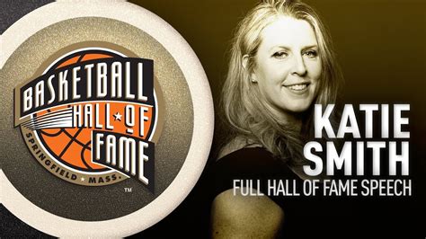 Katie Smith Hall of Fame Induction Speech - YouTube