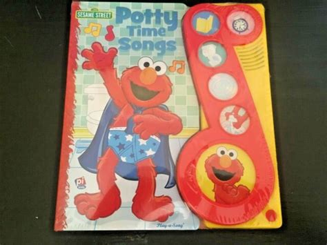 NEW Sesame Street Elmo Potty time Songs Little Music Note Play-a-Song PI Kids | eBay