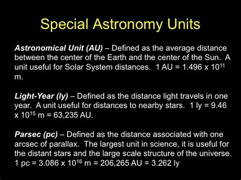 What are the units of astronomical measurement? | Socratic