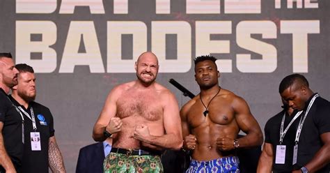 Tyson Fury tells boxing fans his Francis Ngannou fight is a farce in ...