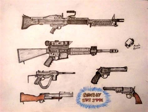 Cowboy/ Casey's guns, Part 2 by Hetchtechmechanic on DeviantArt