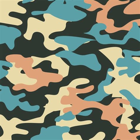 Premium Vector | Fashionable camouflage pattern, vector illustration ...