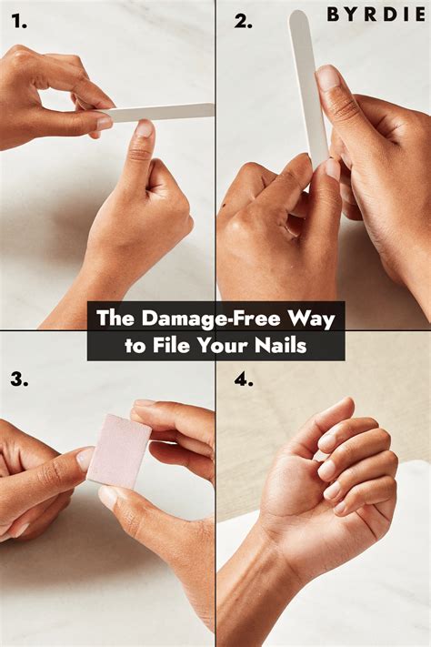 How to File Nails Safely for the Most Meticulous At-Home Mani