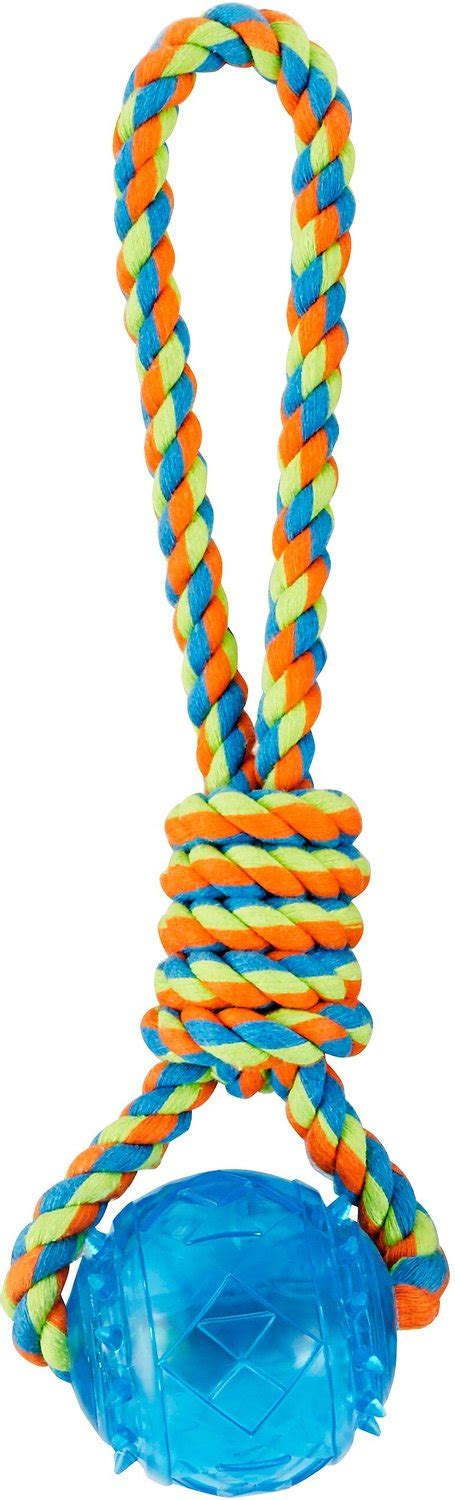 FRISCO Rope with Squeaking Ball Dog Toy - Chewy.com