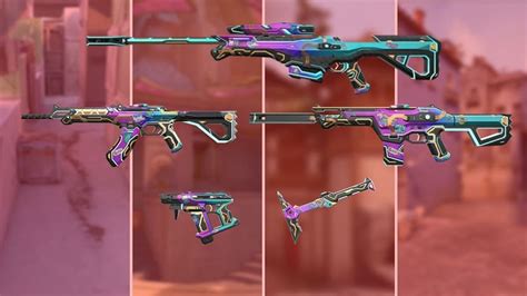 Valorant GlitchPop skins ranked from worst to best