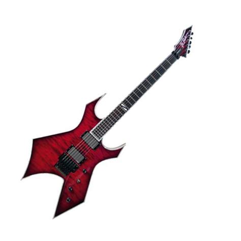 Guitare électrique solid body Bc rich Warlock NJ Deluxe - Black Cherry ...