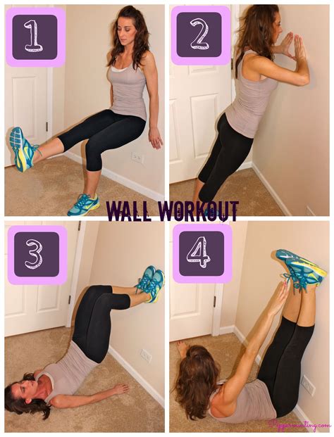 Got a Wall? You've Got a Workout. | Wall workout, Workout, Fitness inspiration