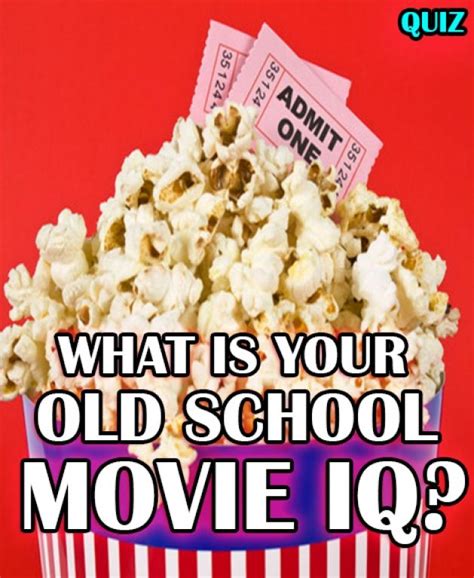 I got Old School Movie Quote IQ Level - Genius!! What Is Your Old School Movie Quotes IQ? | Old ...