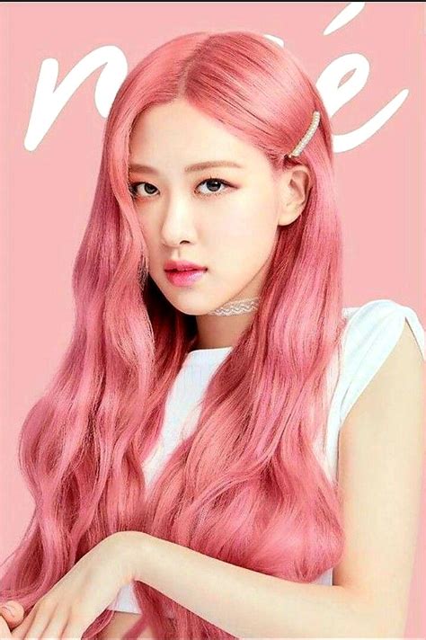 Blackpink Rose Wallpaper - Pink Hair - 241020 - 0636 #rose #blackpink ...