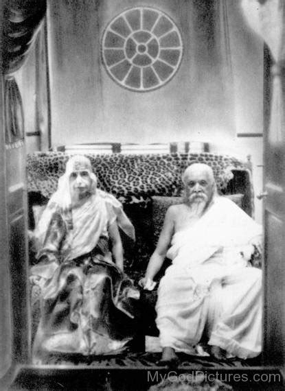 Sri Aurobindo With His Mother