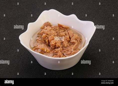 Canned tuna fish fillet for salad Stock Photo - Alamy