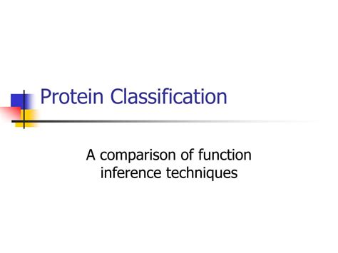 PPT - Protein Classification PowerPoint Presentation, free download ...