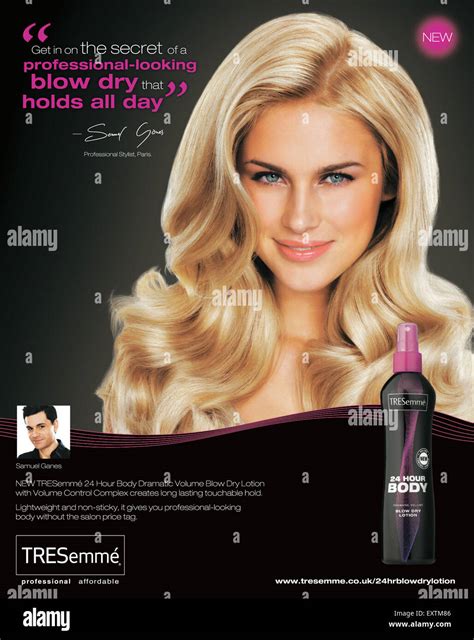 2010s UK Tresemme Magazine Advert Stock Photo - Alamy