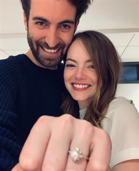 All The Details On Emma Stone's Pearl Engagement Ring