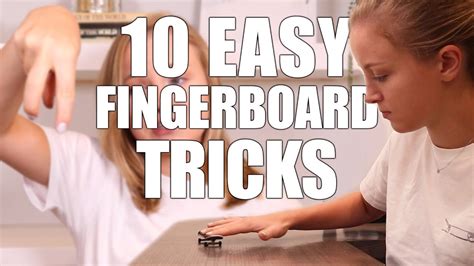 THE EASIEST TRICKS ON A FINGERBOARD! - YouTube