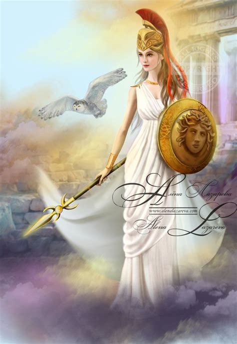 Athena Goddess Painting