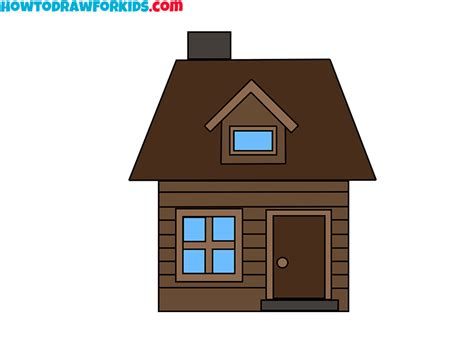 How to Draw a Simple House - Easy Drawing Tutorial For Kids
