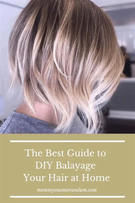 Learn how to Balayage Your Hair at Home in 2022 | Diy balayage, Blonde ...