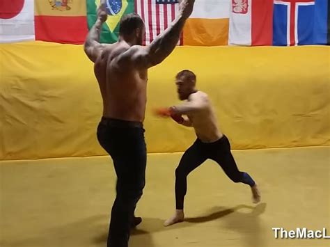 Conor McGregor vs Gregor 'The Mountain' Clegane: UFC star spars with ...