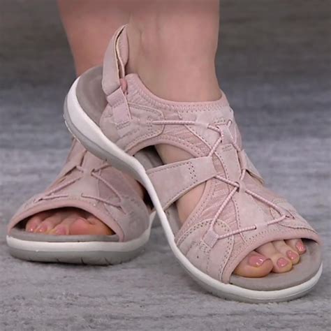 Women's Soft Adjustable Sandals, Orthotic Plantar Fasciitis Arch Suppo ...