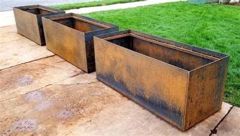 Planter Boxes — JMP Custom Metal Fabrication | Planter boxes, Custom ...