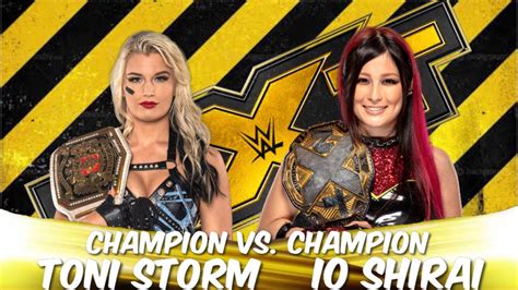 Toni Storm vs. Io Shirai || Champion vs. Champion || NXT, June 17, 2020 ...