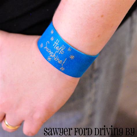 Sawyer Ford Driving By: Embossed Leather Cuffs