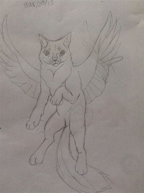 cat/bird hybrid | Drawings, Humanoid sketch, Cats