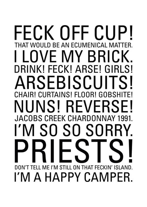 Father Jack Quotes A5 A4 A3 poster or print | Etsy