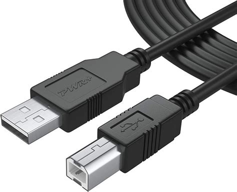 Amazon.com: 25Ft Extra Long USB-Printer-Cable 2.0 for HP OfficeJet Laserjet Envy, Canon Pixma ...